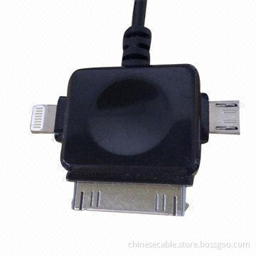3-in-1 Cables for iPhone4/5, Micro USB